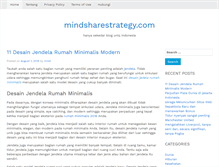Tablet Screenshot of mindsharestrategy.com